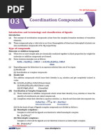 Coordination Compounds