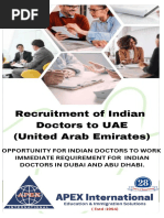 Recruitment of Indian Doctors To UAE