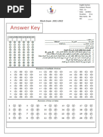 Answer 2022 Mock EXAM Yes12