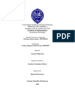 Ansely Peña. Informe Final de Las Practicas Supervisadas