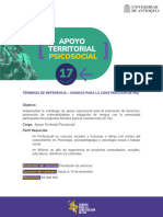 TDR - Apoyo Territorial Psicosocial