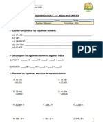 Evaluación Diagnóstica Matemática 2023, NEEP 3° y 4°