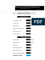 Calculo de Canales