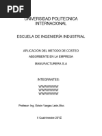 De La Empresa Manufacturera S.A.