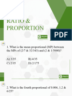 Ratio & Proportion