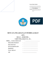 RPP 1 Lembar Kelas 2 Tema 2