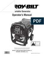 TroyBilt Generator