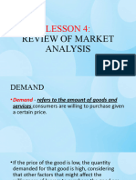 Lesson 4 Review For Market Anlysis