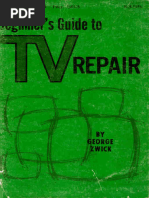 Beginner's Guide To TV Repair Zwick 1971