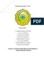 Makalah Komunikasi Verbal REVISI