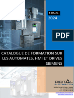 Catalogue de Formations SIEMENS - F-DA-A1 - 2024