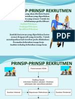 Prinsip Seleksi Trainning