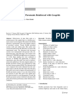 Analysis of Flexible Pavements Reinforced With Geogrids