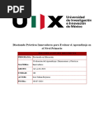 Proyecto de Planeación de Prácticas Evaluativas Innovadoras