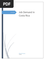 11th - 4 Job Demand in Costa Rica