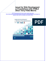 Full Download Solution Manual For Web Development and Design Foundations With HTML5 10th Edition Terry Felke-Morris File PDF All Chapter On 2024