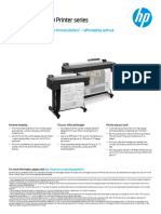 HP DesignJet T630 Printer Series