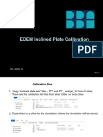 EDEM Step by Step Instruction - Inclined Plate Calibration