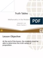 12 Truth Tables