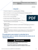 Velocidad de La Transmisión para El Cambio de Sentido de Marcha A Avance 966l