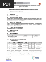 Mantenimiento Correctivo de Grupo Electrogeno