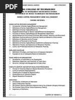 Human Capital Management Bam324 Handout HND 2