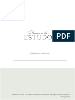 Planner de Estudos A5 - Verde