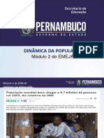 Aula 1 - Dinâmica Populacional - Continuando o Assunto