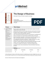 The Design of Business by Roger Martin