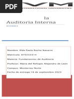 Infografia, Auditoria Interna