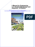 Full Download Solution Manual For Engineering Applications in Sustainable Design and Development, 1st Edition File PDF Free All Chapter