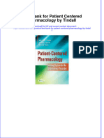 Full Download Test Bank For Patient Centered Pharmacology by Tindall File PDF Free All Chapter