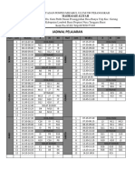 Jadwal Pelajaran Ma Ta 2024-2025