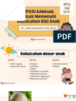 MPASI ADEKUAT Untuk Memenuhi Kebutuhan Gizi Anak