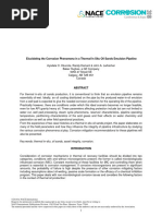 Paper No.: Elucidating The Corrosion Phenomena in A Thermal in Situ Oil Sands Emulsion Pipeline