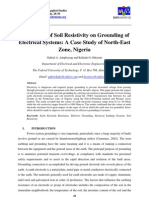 Assessment of Soil Resistivity On Grounding of Electrical Systems: A Case Study of North-East Zone, Nigeria