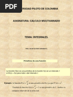 Integrales Indefinidas