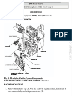 2008 Civic Cooling System k20z3 Engine