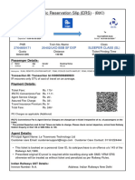 Electronic Reservation Slip (ERS) : 2764859171 20402/lko BSB SF Exp Sleeper Class (SL)