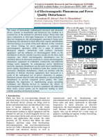 Overview of Impact of Electromagnetic Phenomena and Power Quality Disturbances