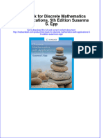 Full Download Test Bank For Discrete Mathematics With Applications, 5th Edition Susanna S. Epp File PDF Free All Chapter