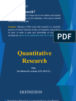 RES 2-Quantitative Research Introduction