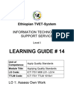 Learning Guide # 14: Ethiopian TVET-System