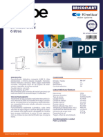 Descalcificador Kube L 10703973 Techsheetsup