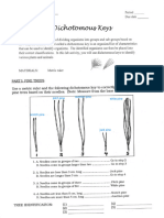 Dichotomous Keys