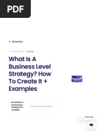 What Is A Business Level Strategy - How To Create It + Examples-1