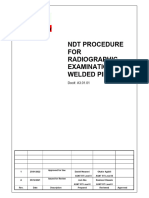 Radiography of Welded Piping - A30101