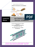 Heat Transfer LAB MANUAL