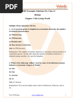 NCERT Exemplar For Class 11 Biology Chapter 1 - The Living World (Book Solutions)