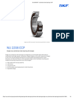 NU 2208 ECP - Cylindrical Roller Bearings - SKF